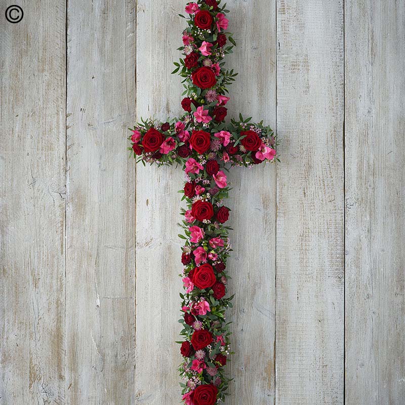 Red and Pink Cross