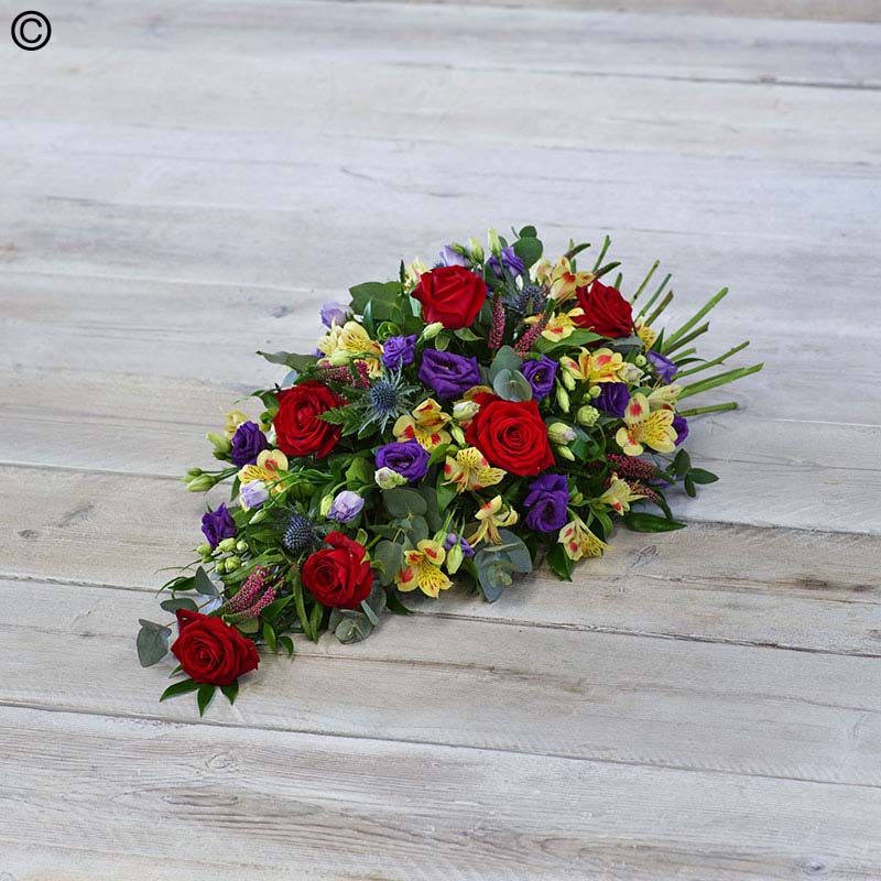 Rose & Lisianthus Funeral Spray