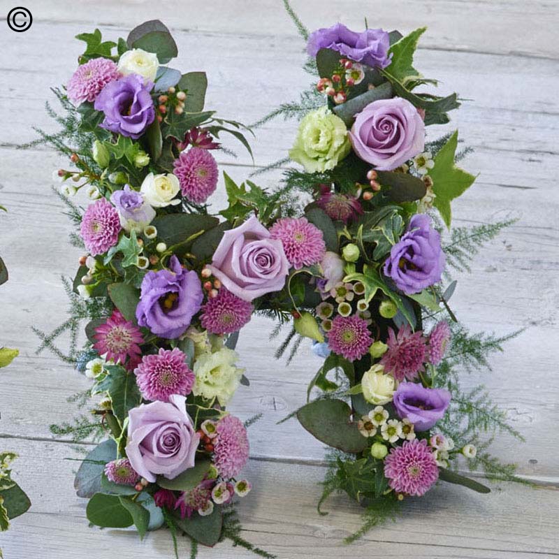 Tribute Letter - Lilac  Pink