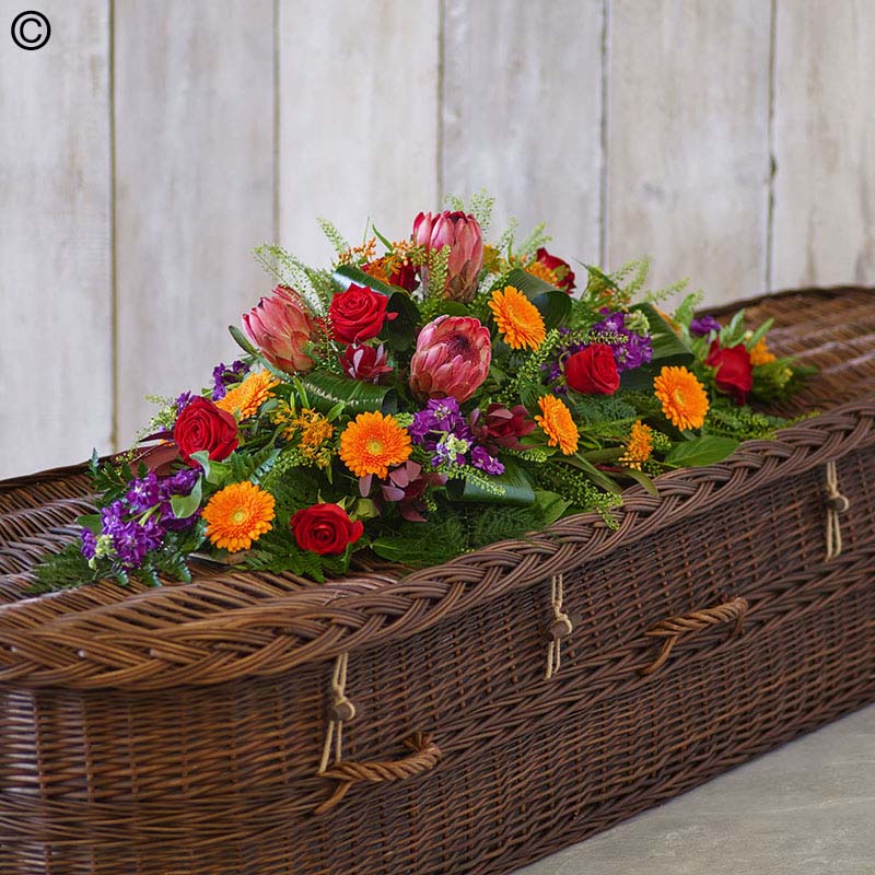Tropical Casket Spray