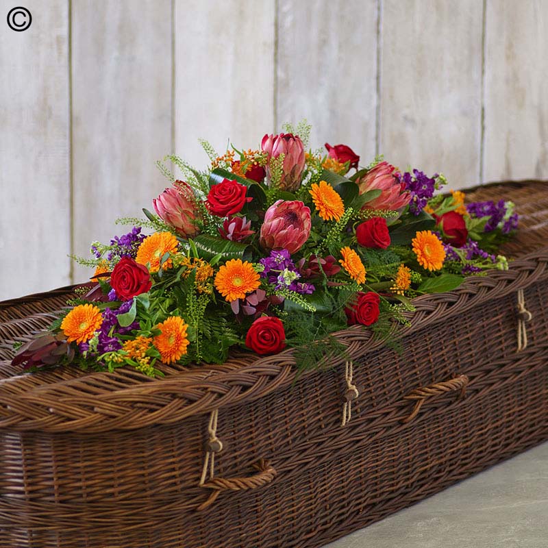 Tropical Casket Spray