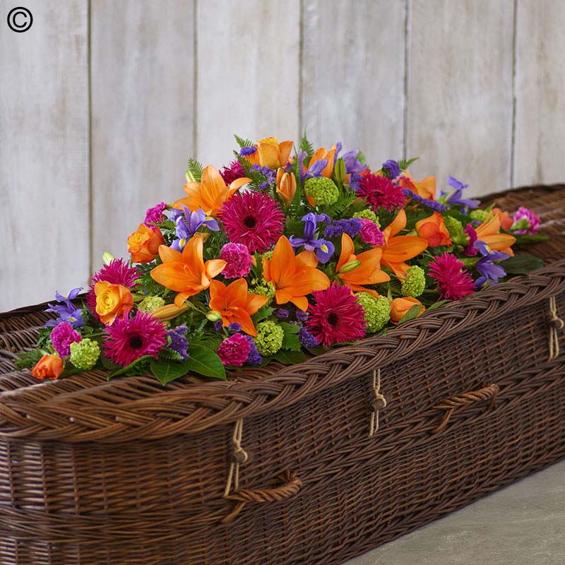 Vibrant Casket Spray