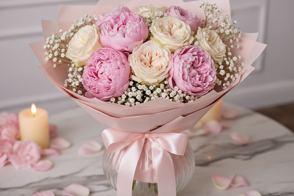 Pink Valentine's Bouquet